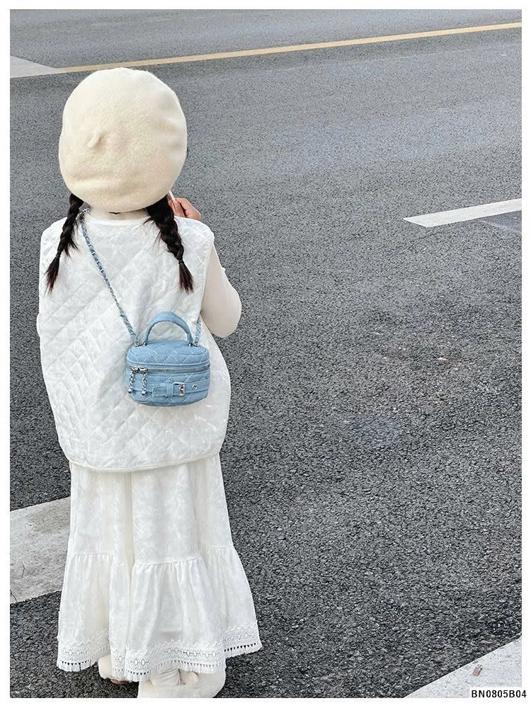 TÚI XÁCH DENIM THỜI TRANG MINI CHO BÉ