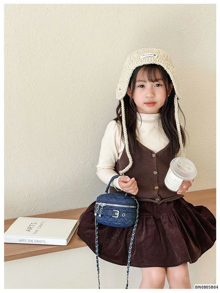 TÚI XÁCH DENIM THỜI TRANG MINI CHO BÉ