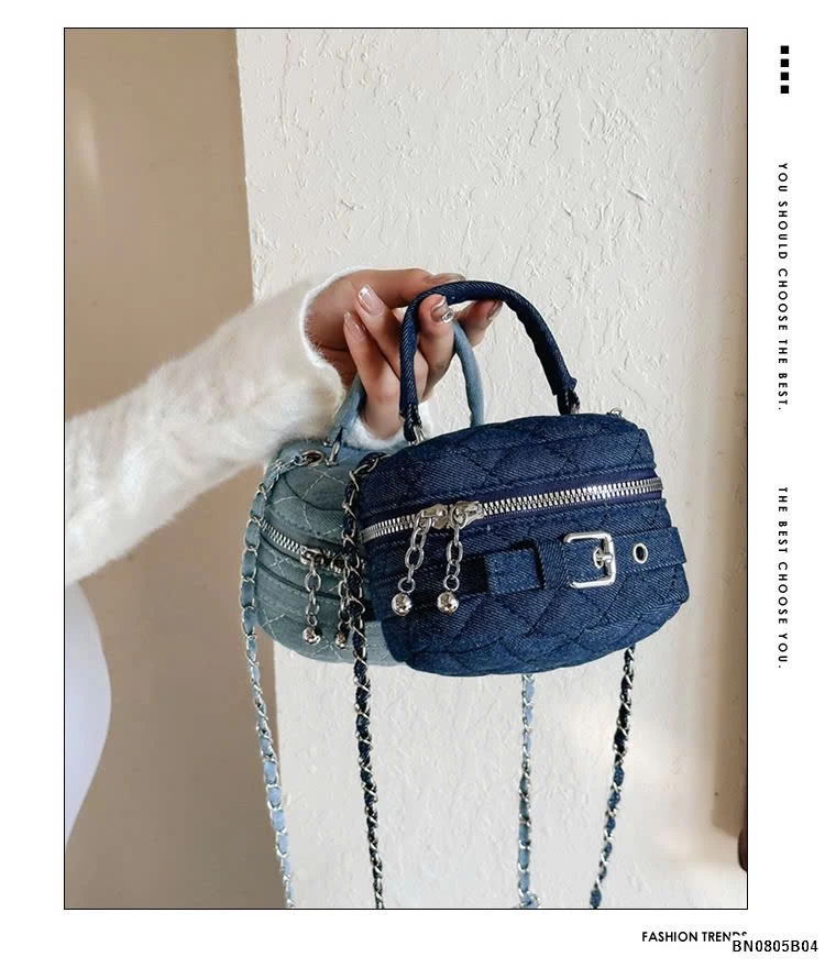 TÚI XÁCH DENIM THỜI TRANG MINI CHO BÉ