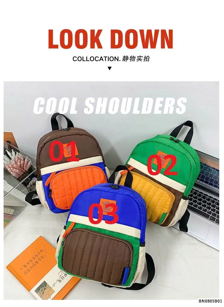 BALO VẢI PHỐI MÀU MẪU GIÁO + TIỂU HỌC