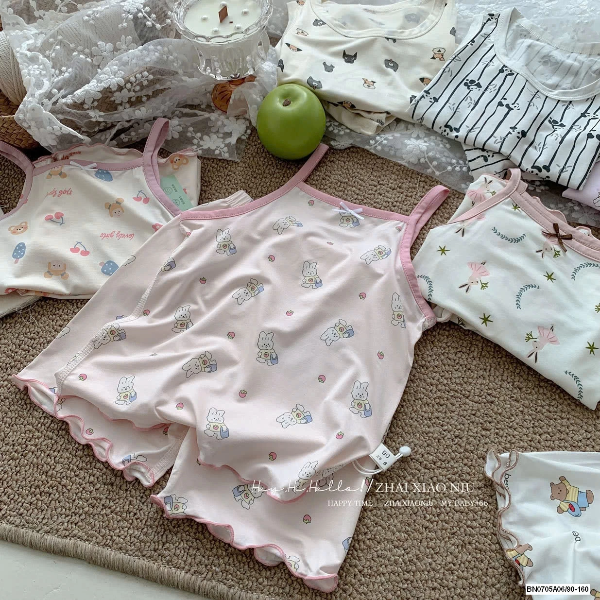 BỘ THUN LẠNH 2 DÂY DỄ THƯƠNG