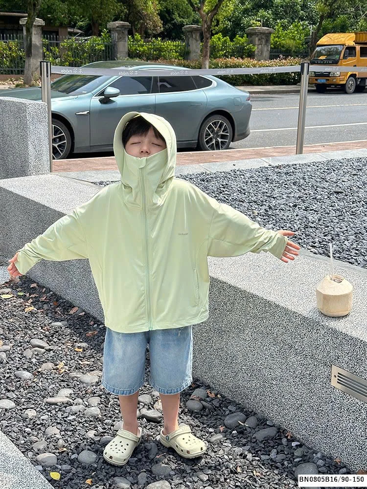 ÁO CHỐNG NẮNG CHO BÉ TRAI AMBB 24U140-C152