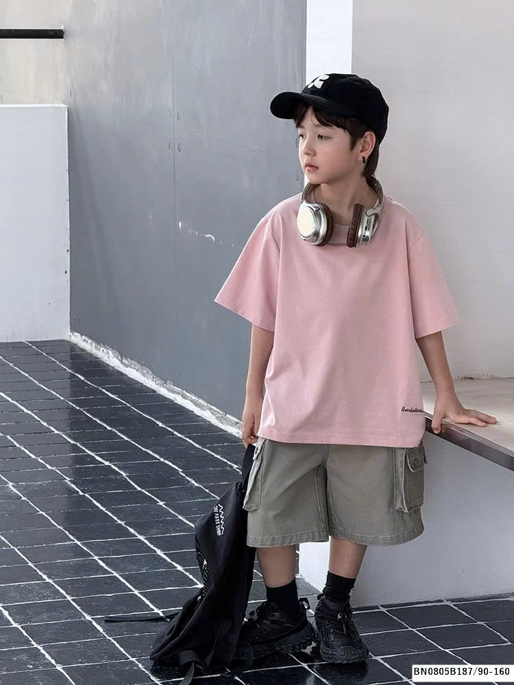 ÁO THUN TRƠN MÀU  AMBB 25B125