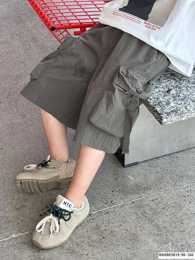 QUẦN SHORT THÔ TÚI HÔP  AMBB 25B135