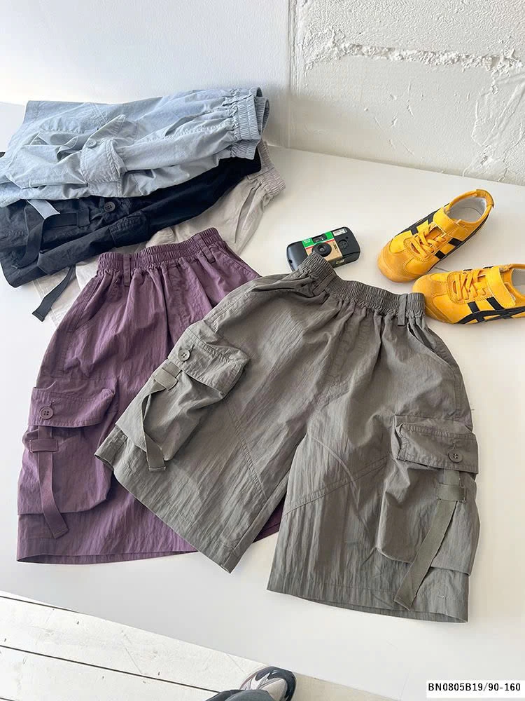 QUẦN SHORT THÔ TÚI HÔP  AMBB 25B135