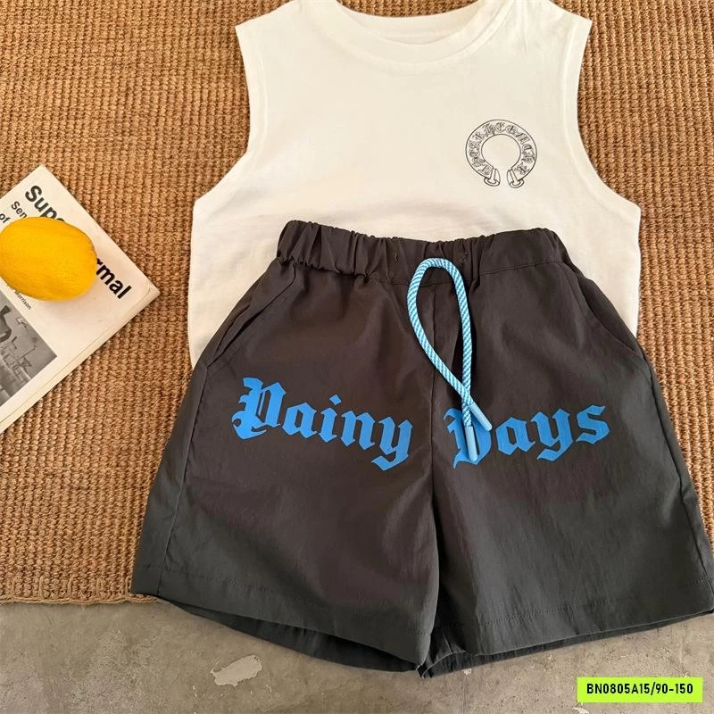 SHORT GIÓ MỎNG IN CHỮ MMY