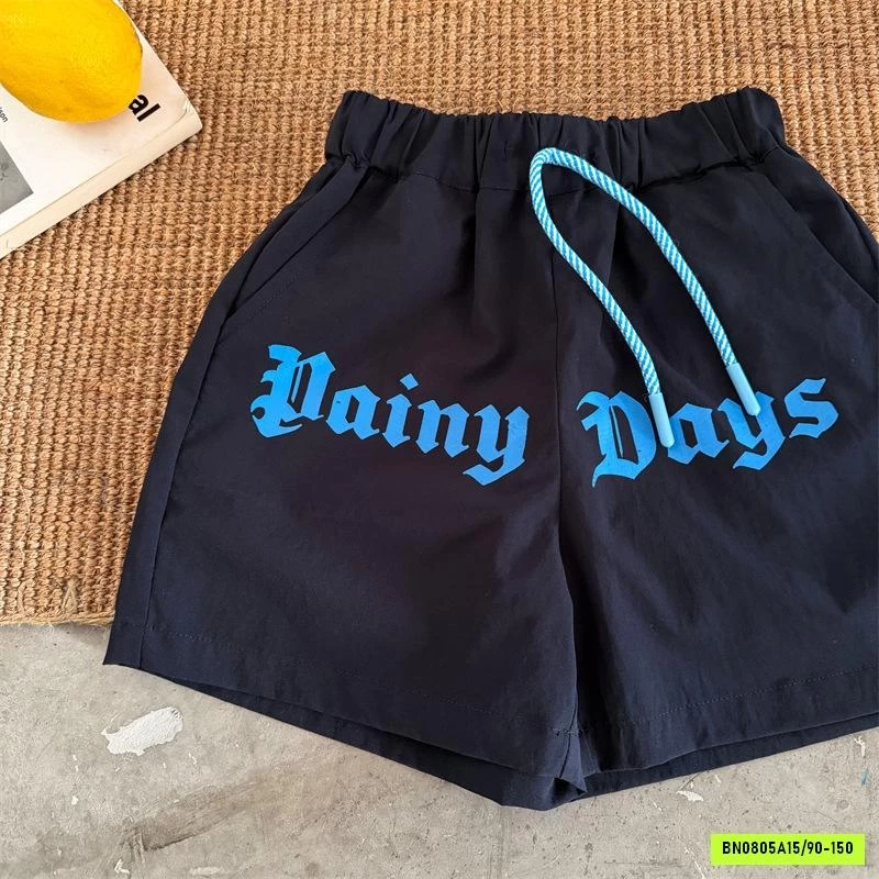 SHORT GIÓ MỎNG IN CHỮ MMY