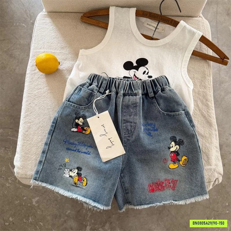 SHORT JEANS TUA GẤU MICKEY MMY