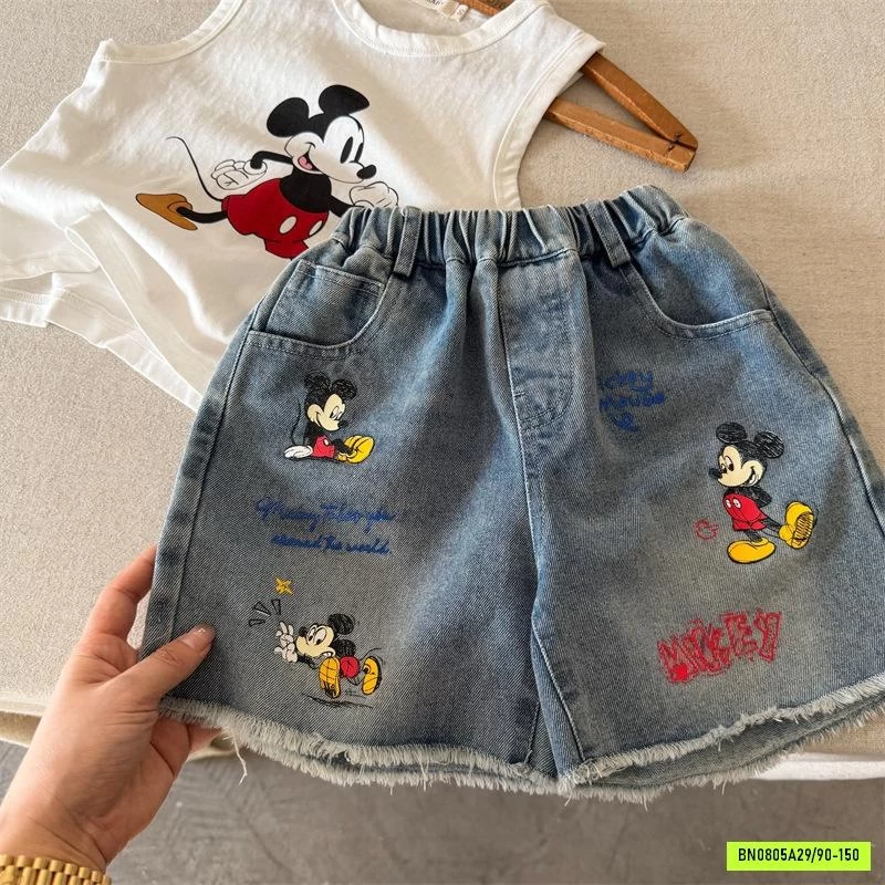 SHORT JEANS TUA GẤU MICKEY MMY