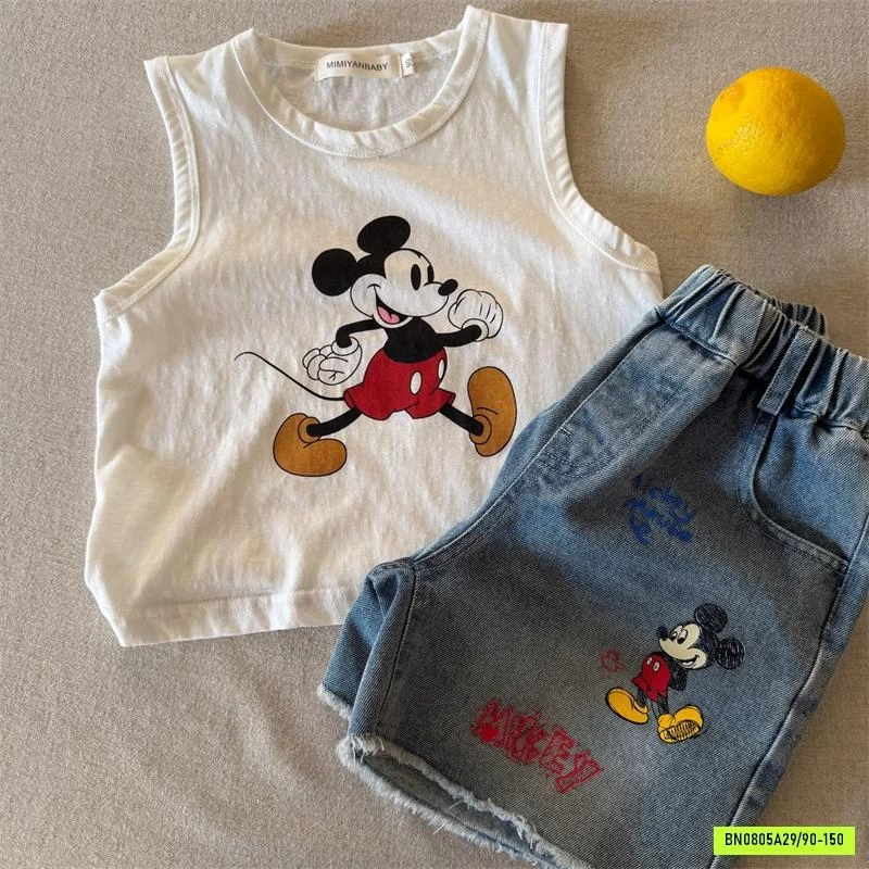 SHORT JEANS TUA GẤU MICKEY MMY