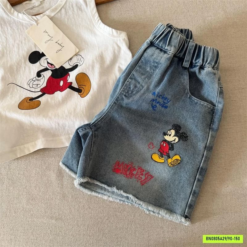 SHORT JEANS TUA GẤU MICKEY MMY