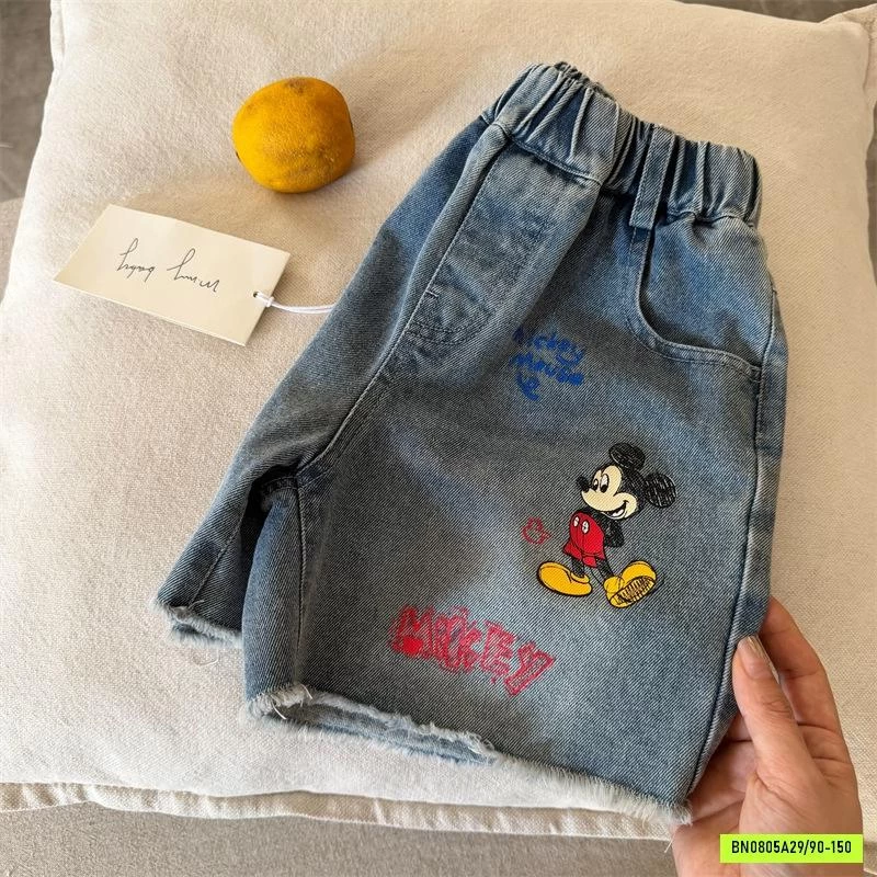 SHORT JEANS TUA GẤU MICKEY MMY