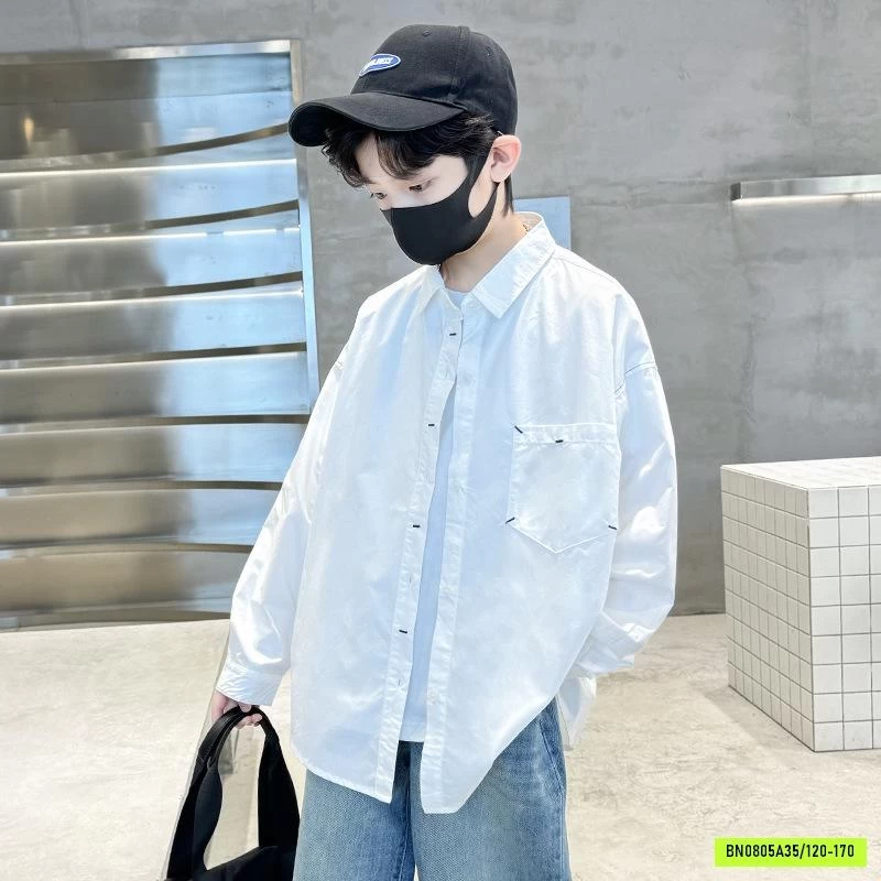 SƠ MI TRƠN MÀU TÚI NGỰC SZ ĐẠI