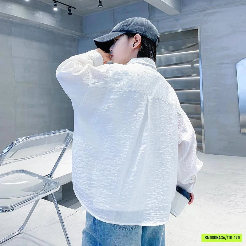 SƠ MI ĐŨI DÀI TAY TRẮNG HHBABY