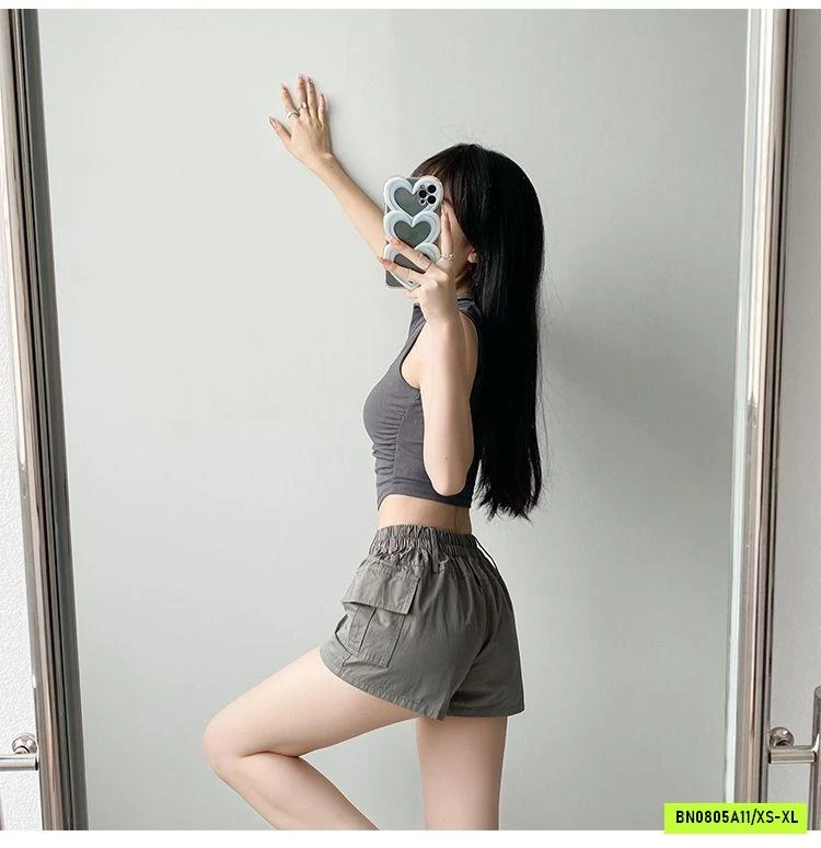 SHORT THÔ CẠP CÚC PHỐI CHUN