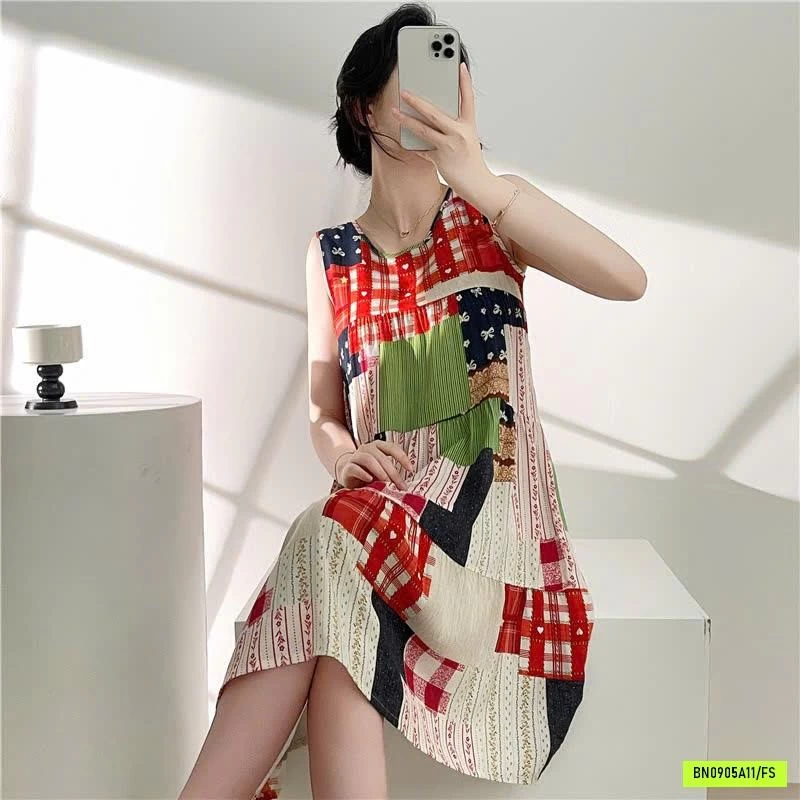 ĐẦM LANH HÈ SÁT NÁCH HỌA TIẾT