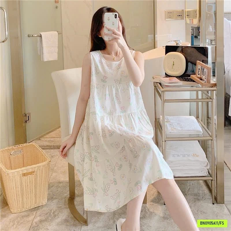 ĐẦM LANH HÈ SÁT NÁCH HỌA TIẾT