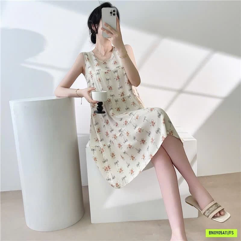 ĐẦM LANH HÈ SÁT NÁCH HỌA TIẾT