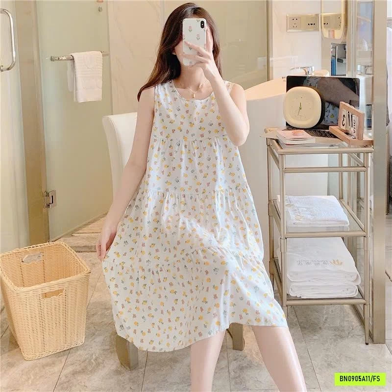 ĐẦM LANH HÈ SÁT NÁCH HỌA TIẾT