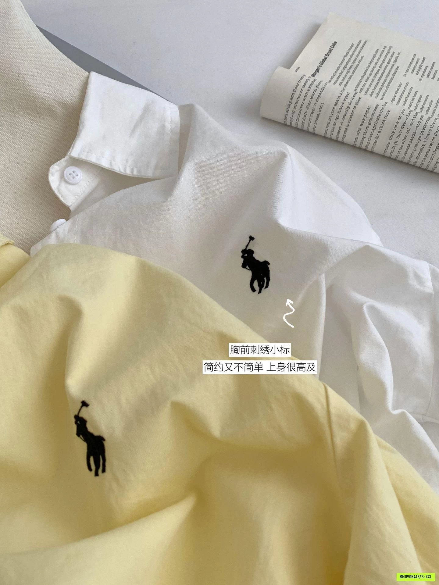 SƠ MI DÀI TAY THÊU LOGO NGỰA