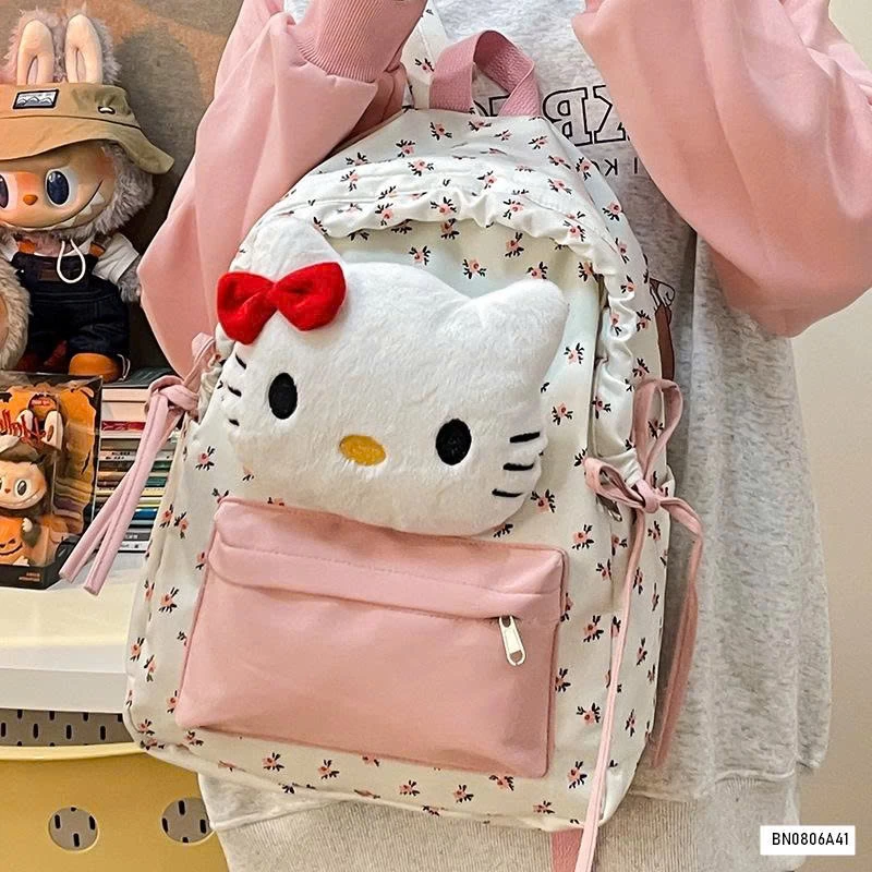 BALO VẢI GẮN THÚ BÔNG