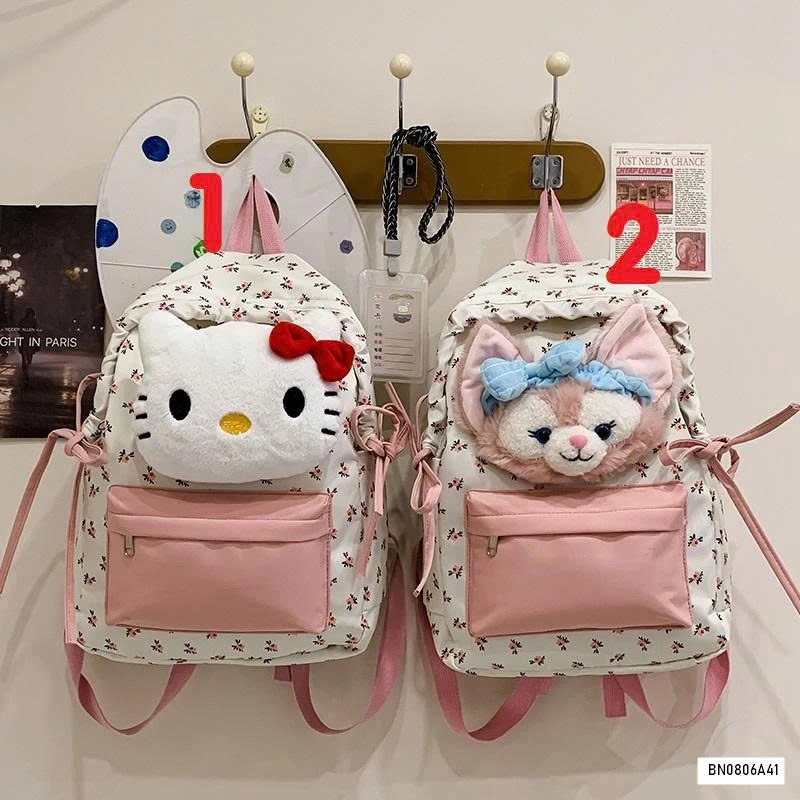 BALO VẢI GẮN THÚ BÔNG