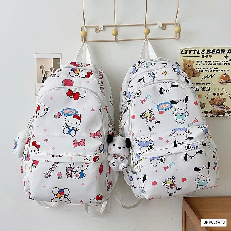 BALO VẢI IN HOẠT HÌNH DỄ THƯƠNG