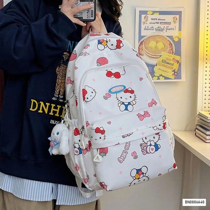 BALO VẢI IN HOẠT HÌNH DỄ THƯƠNG