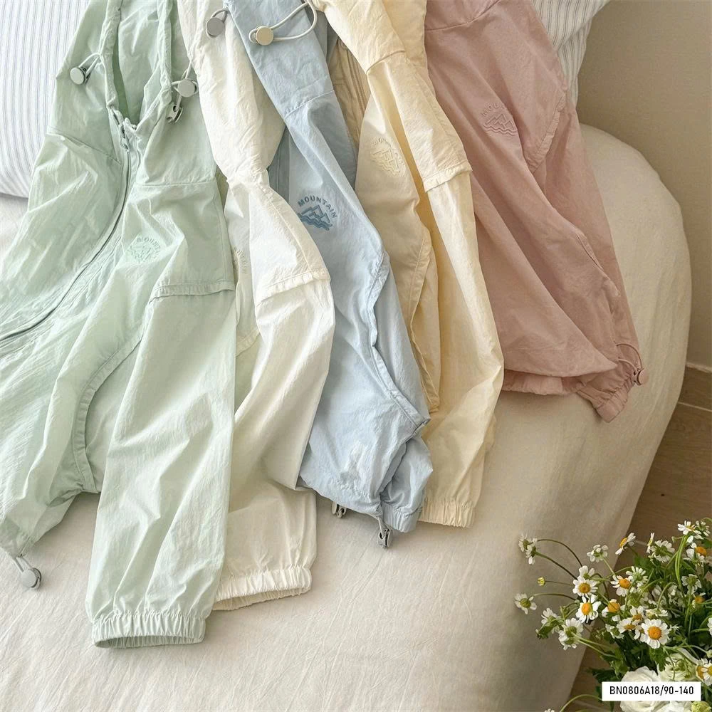 KHOÁC GIÓ MỎNG CHỐNG NẮNG TRƠN MÀU