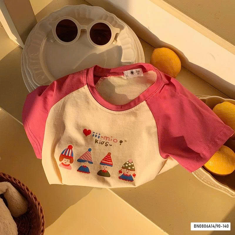 ÁO THUN PHỐI MÀU TAY 7 MẪU