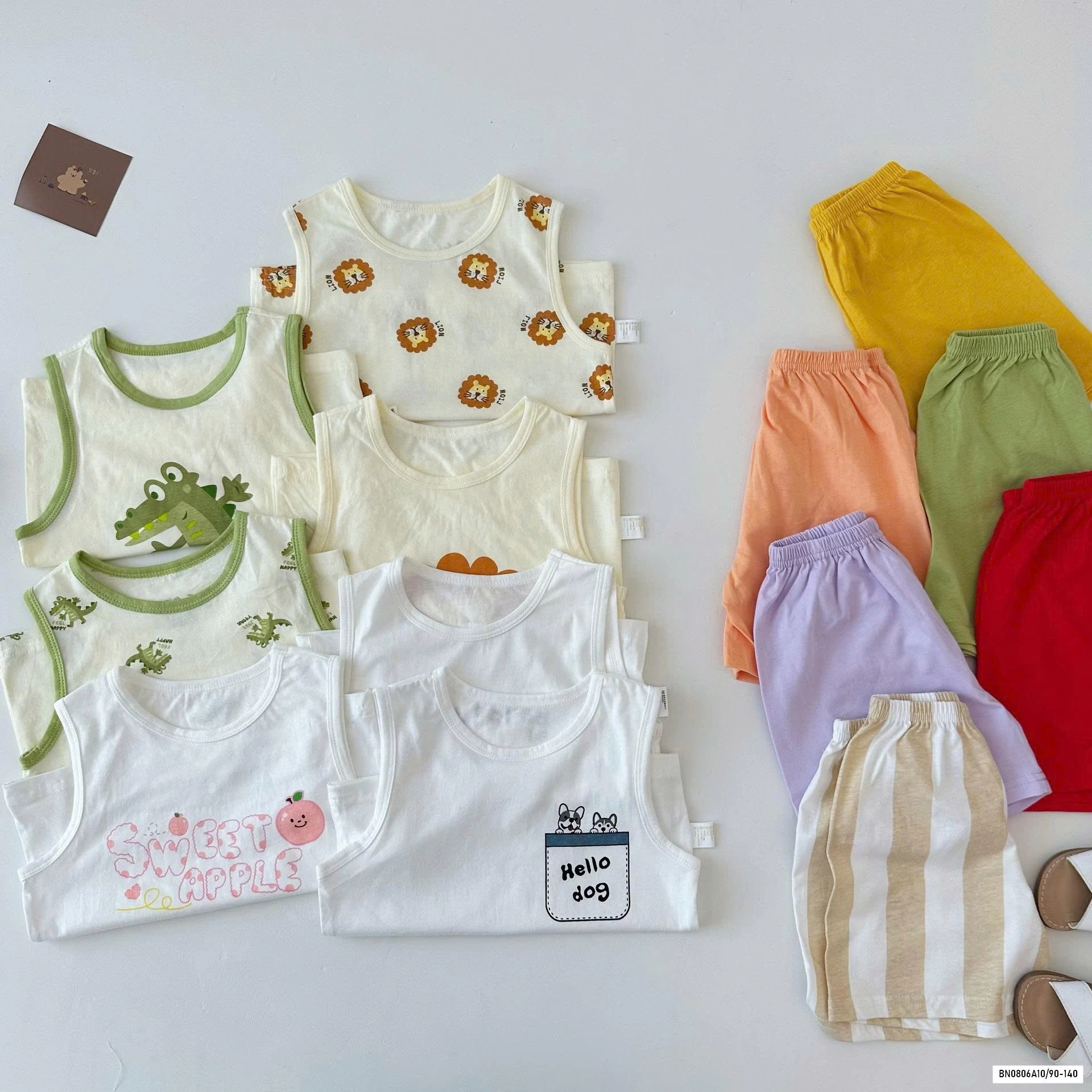 BỘ COTTON SÁT NÁCH DỄ THƯƠNG