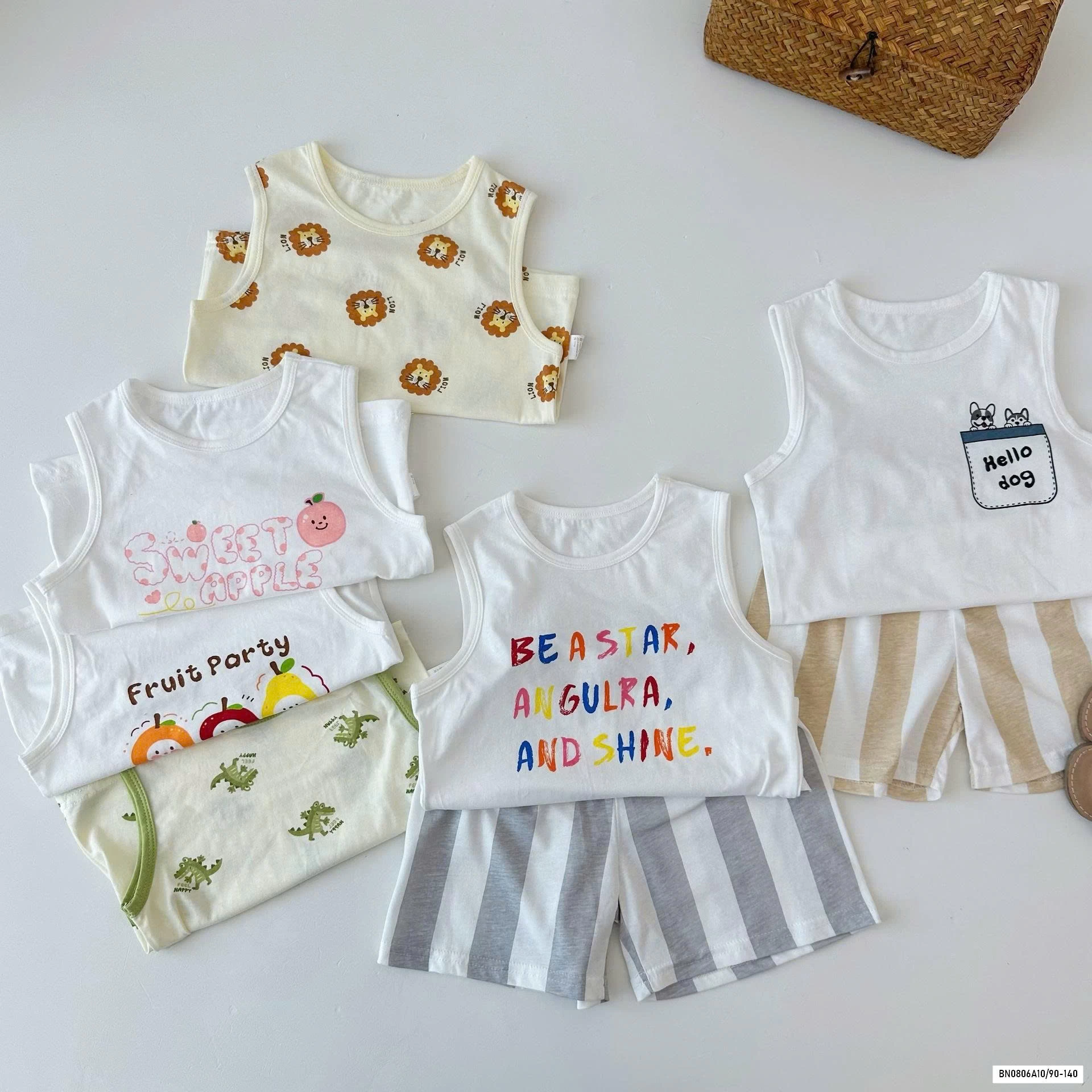 BỘ COTTON SÁT NÁCH DỄ THƯƠNG