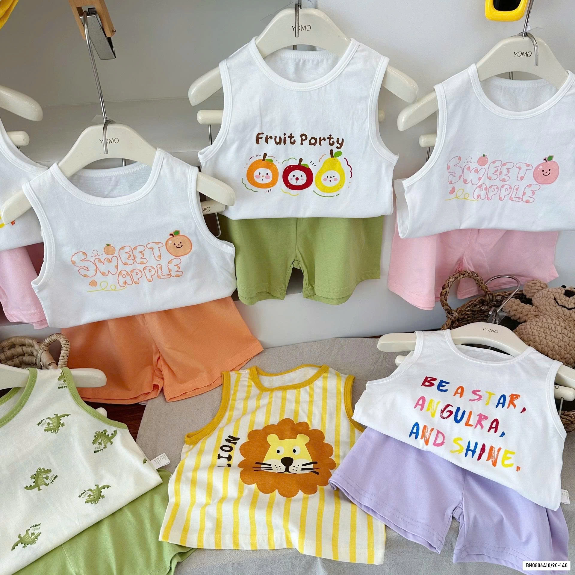 BỘ COTTON SÁT NÁCH DỄ THƯƠNG