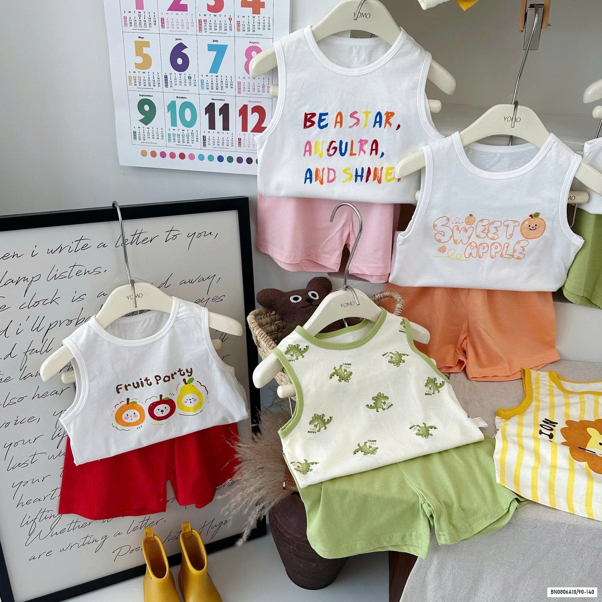 BỘ COTTON SÁT NÁCH DỄ THƯƠNG