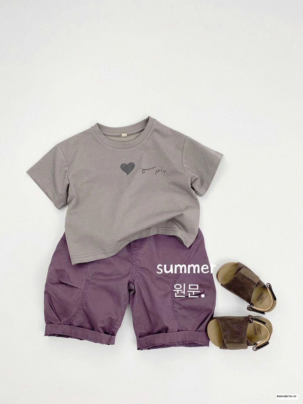 ÁO THUN TRƠN HÀN QUỐC HÌNH TRÁI TIM