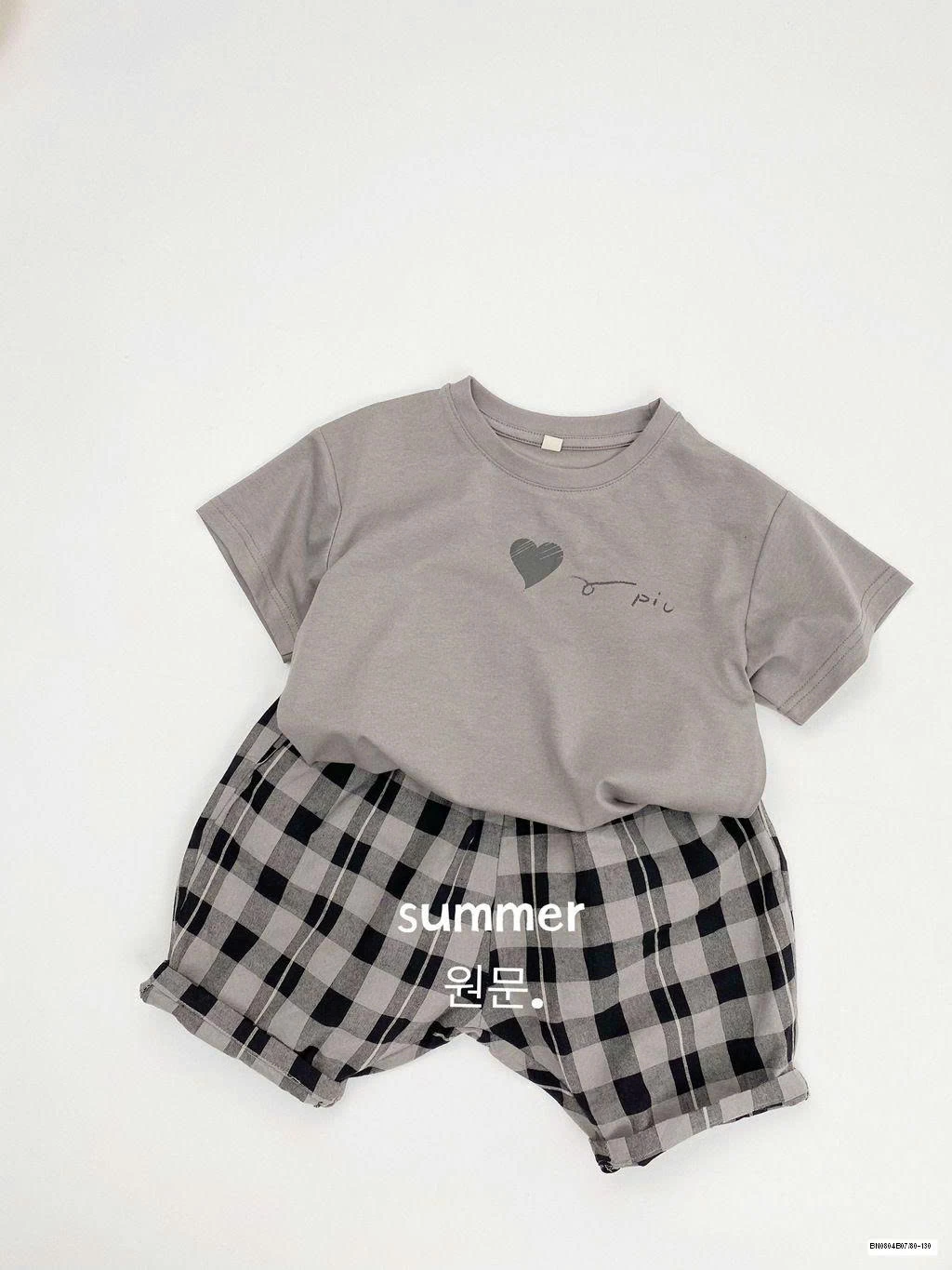 ÁO THUN TRƠN HÀN QUỐC HÌNH TRÁI TIM