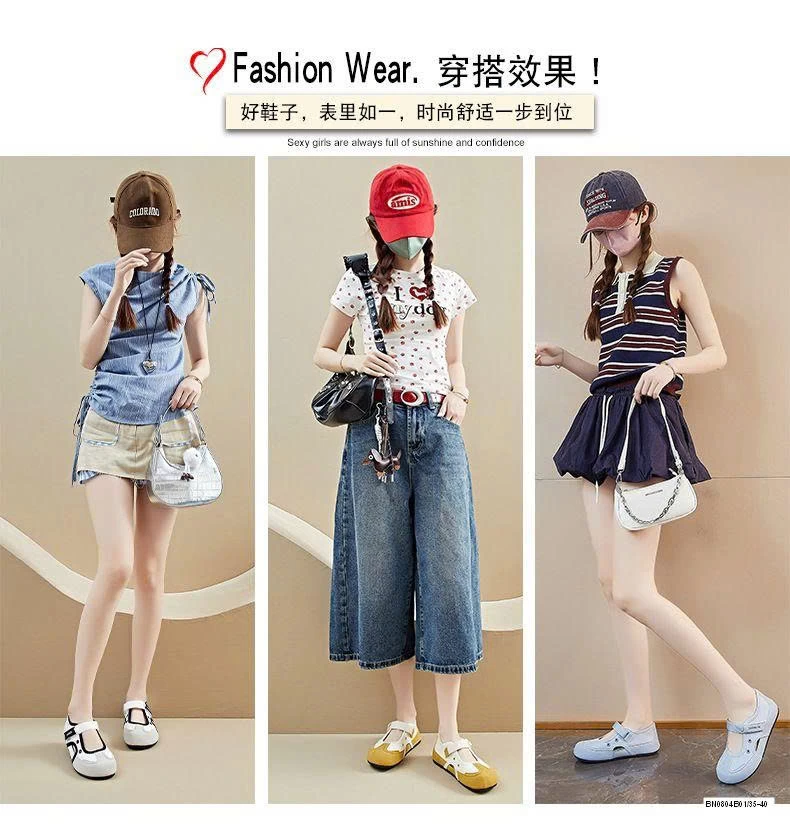 GIÀY NỮ THOÁNG KHÍ MŨI TRÒN