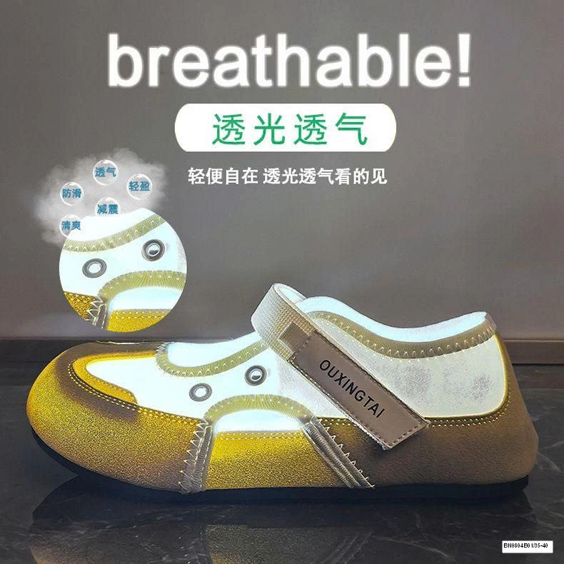 GIÀY NỮ THOÁNG KHÍ MŨI TRÒN