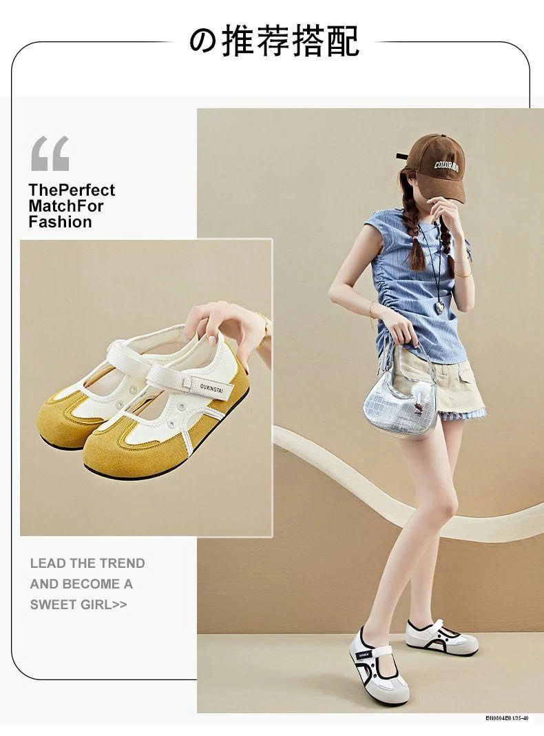 GIÀY NỮ THOÁNG KHÍ MŨI TRÒN