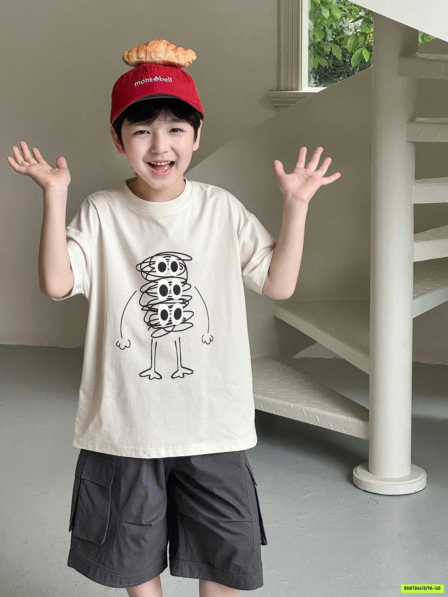 ÁO THUN IN HÌNH NGỘ NGHĨNH AOAOKIDS