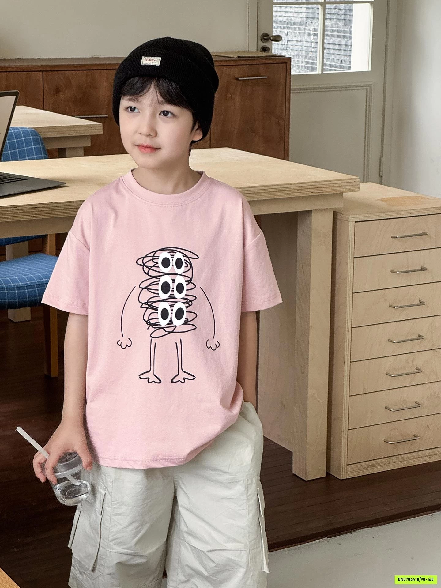 ÁO THUN IN HÌNH NGỘ NGHĨNH AOAOKIDS