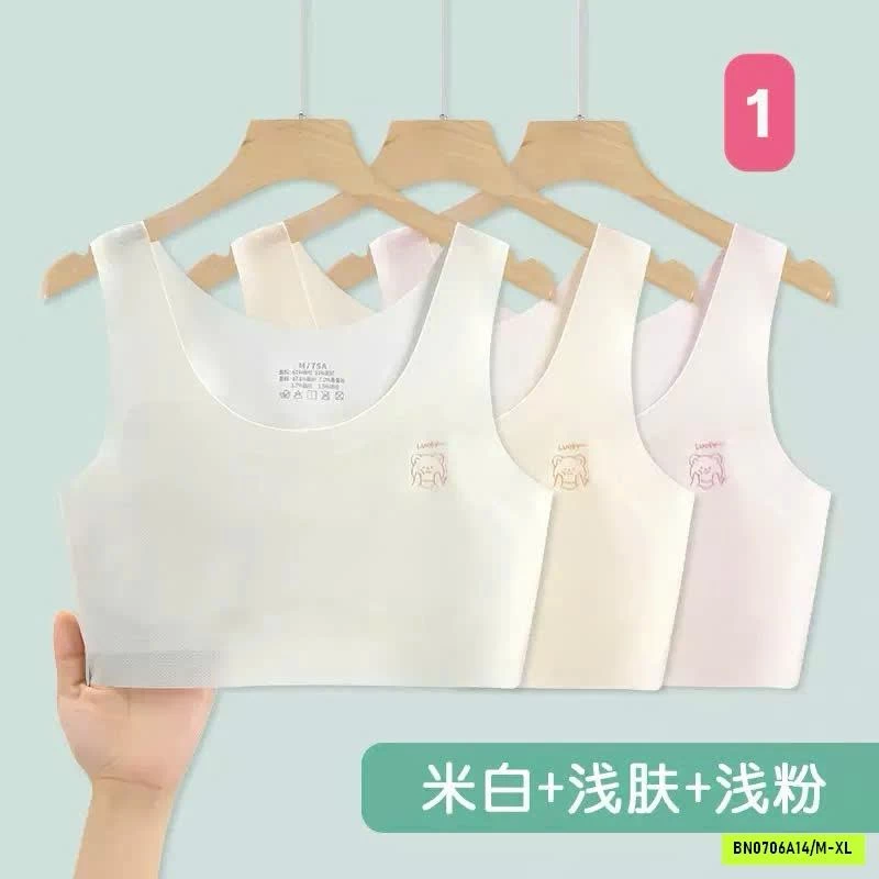 SET 3 ÁO LÓT TÀNG HÌNH CHO BÉ GÁI