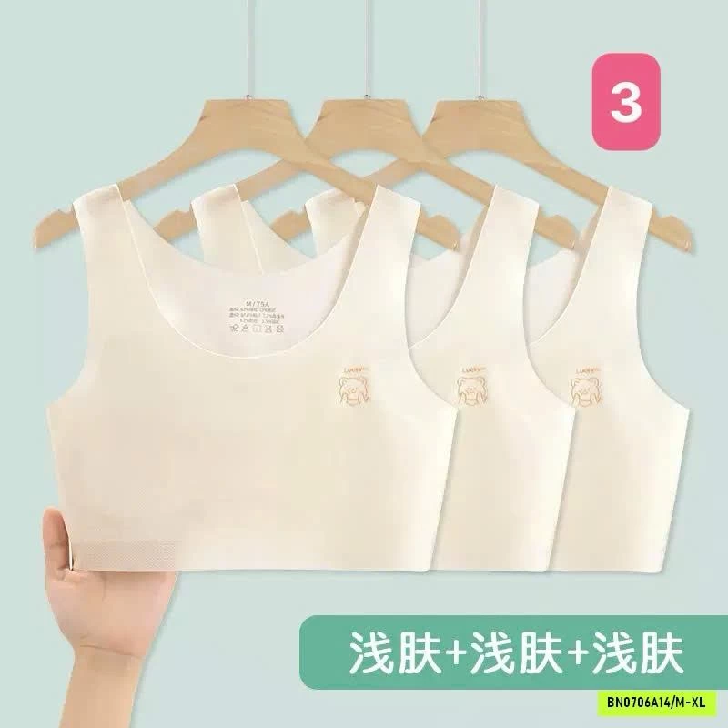 SET 3 ÁO LÓT TÀNG HÌNH CHO BÉ GÁI