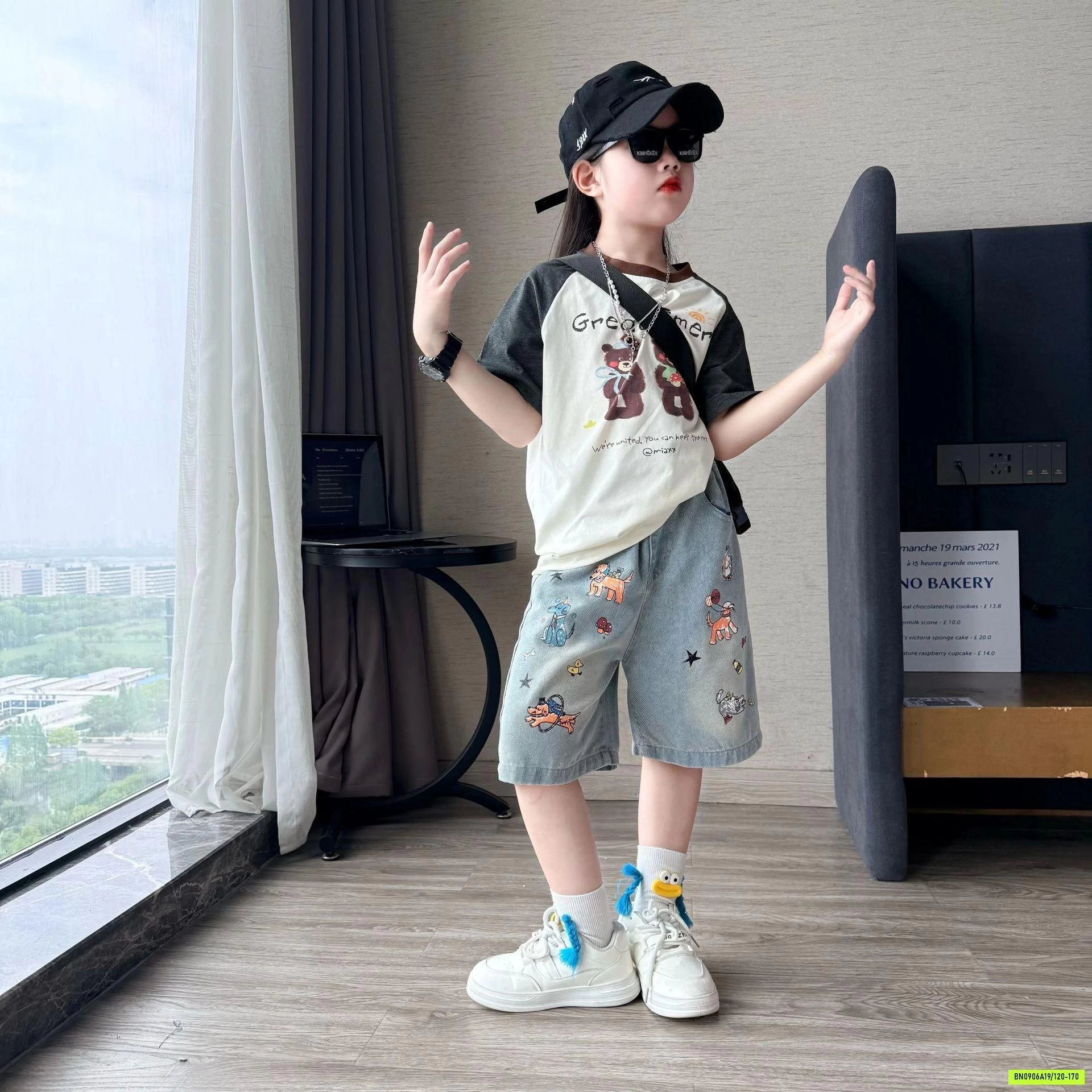ÁO GẤU MIX SHORT CÚN