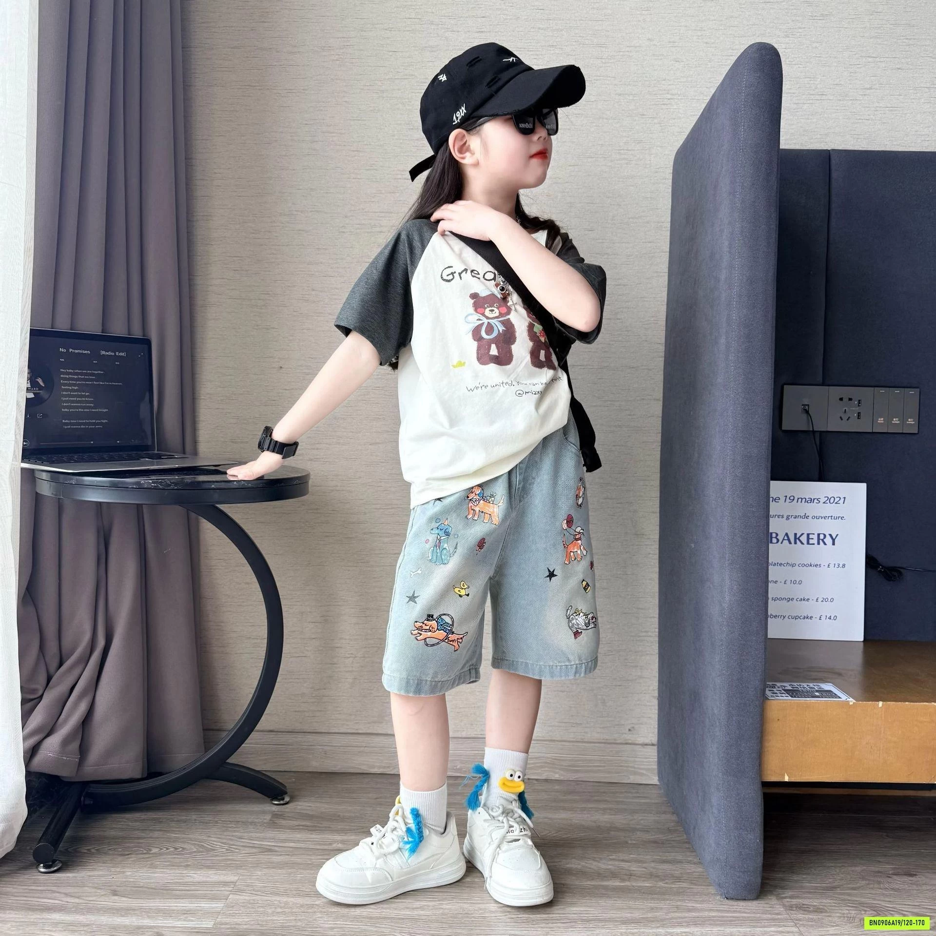 ÁO GẤU MIX SHORT CÚN