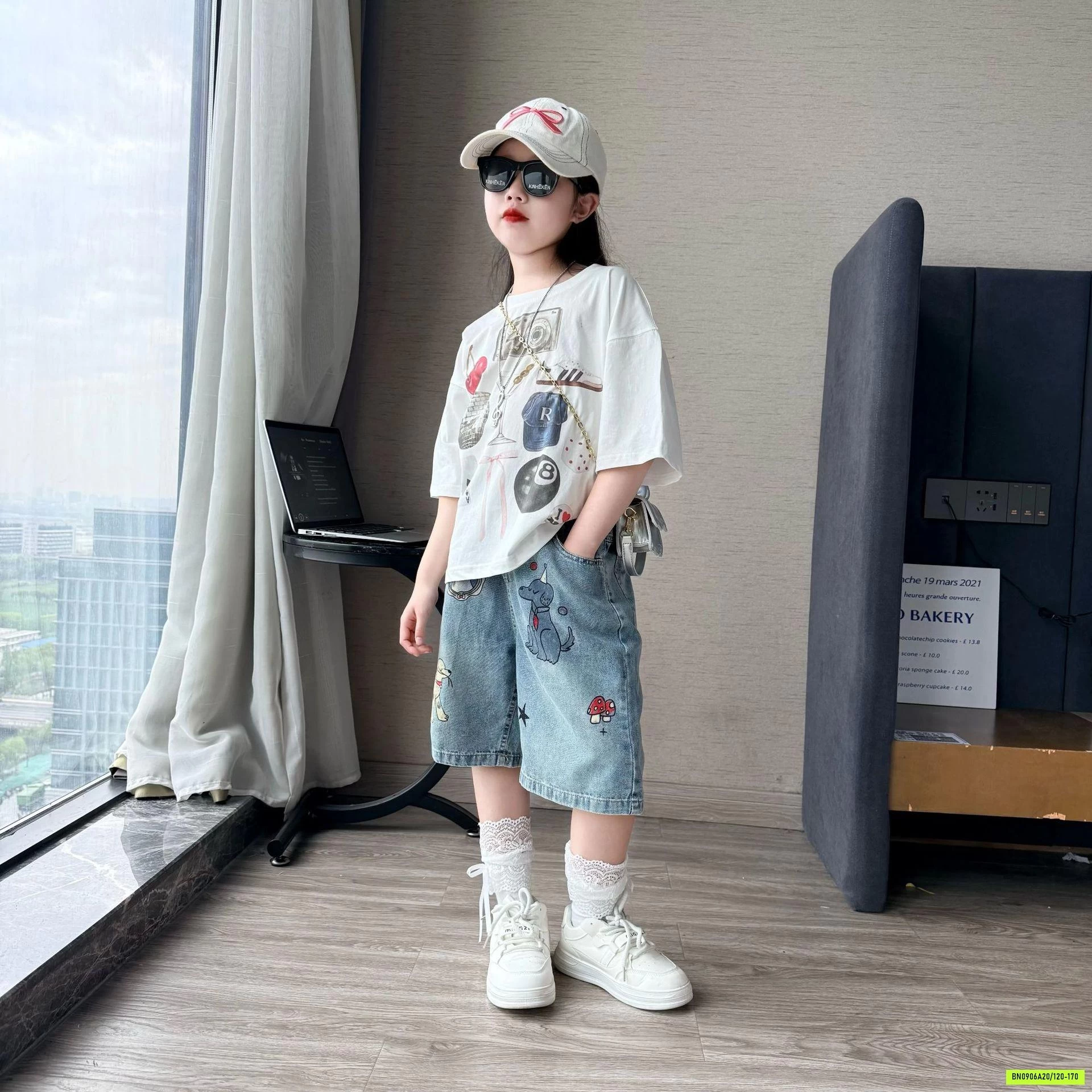 ÁO THUN MIX SHORT CÚN