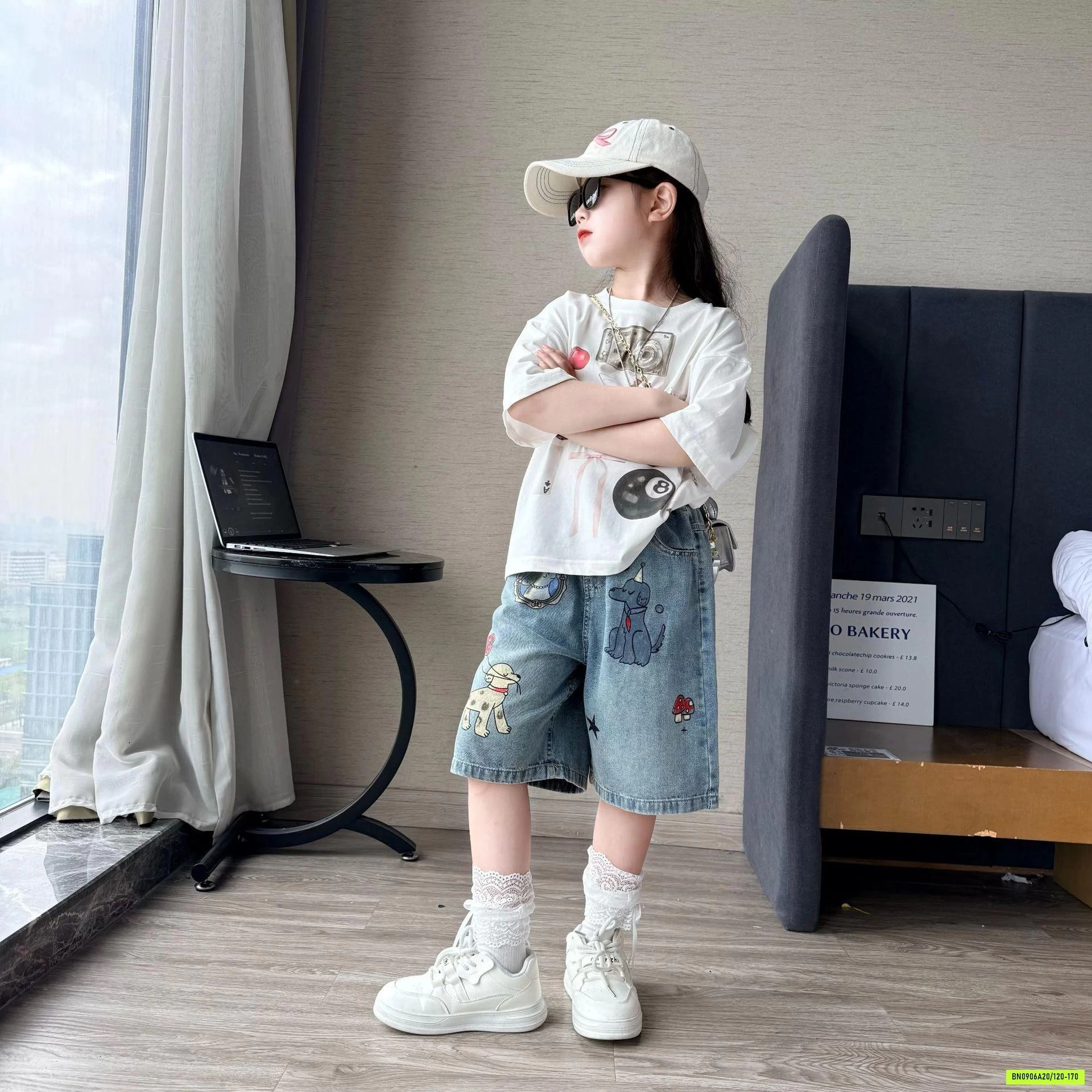 ÁO THUN MIX SHORT CÚN