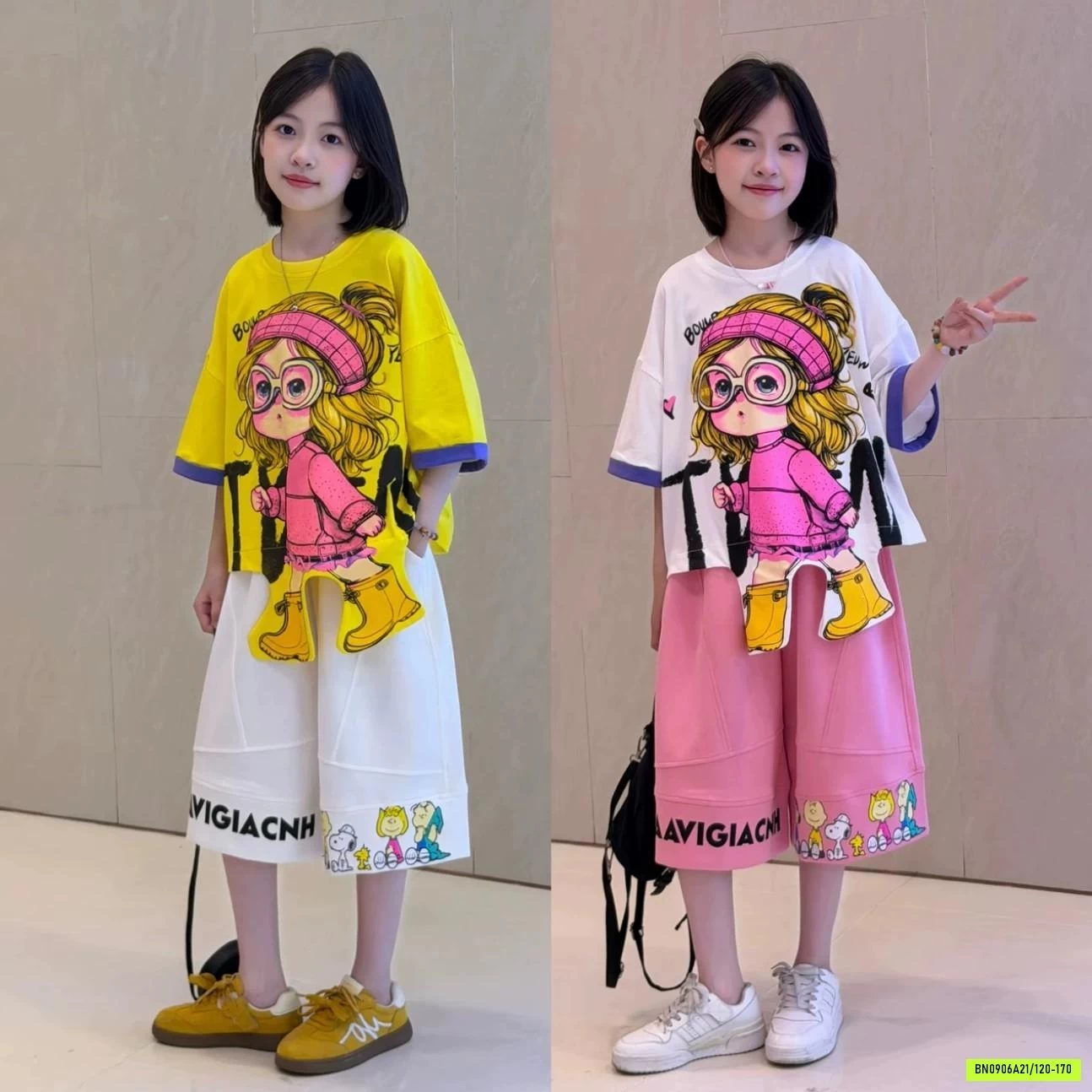 SÉT BỘ CÔ GÁI 3D KUTE