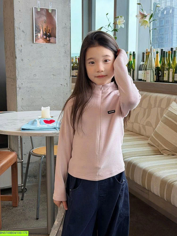 ÁO KHOÁC NỈ KHÓA DÁNG THỂ THAO 26F031 AMBB