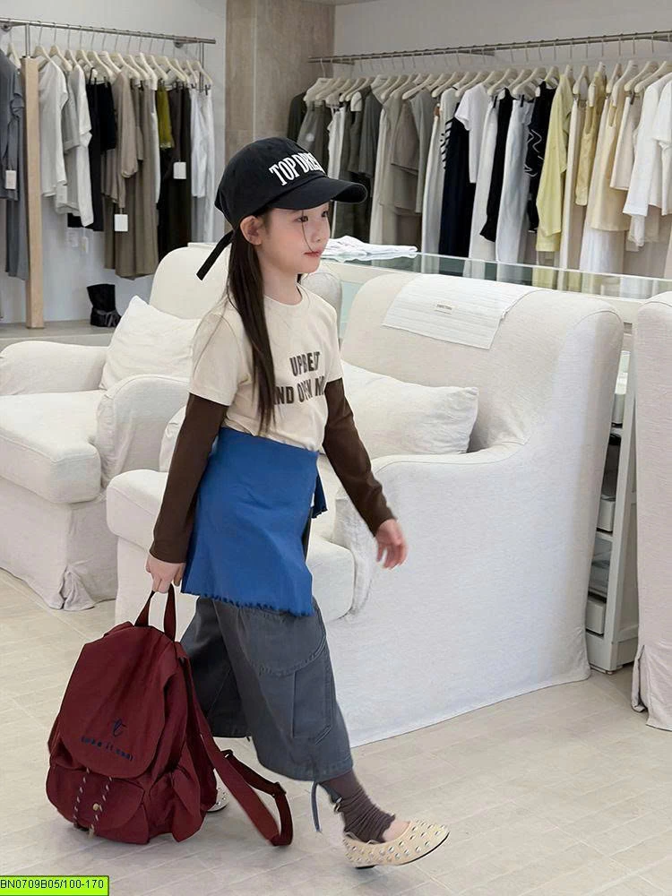 ÁO THUN TAY NỐI IN CHỮ 26E106 AMBB
